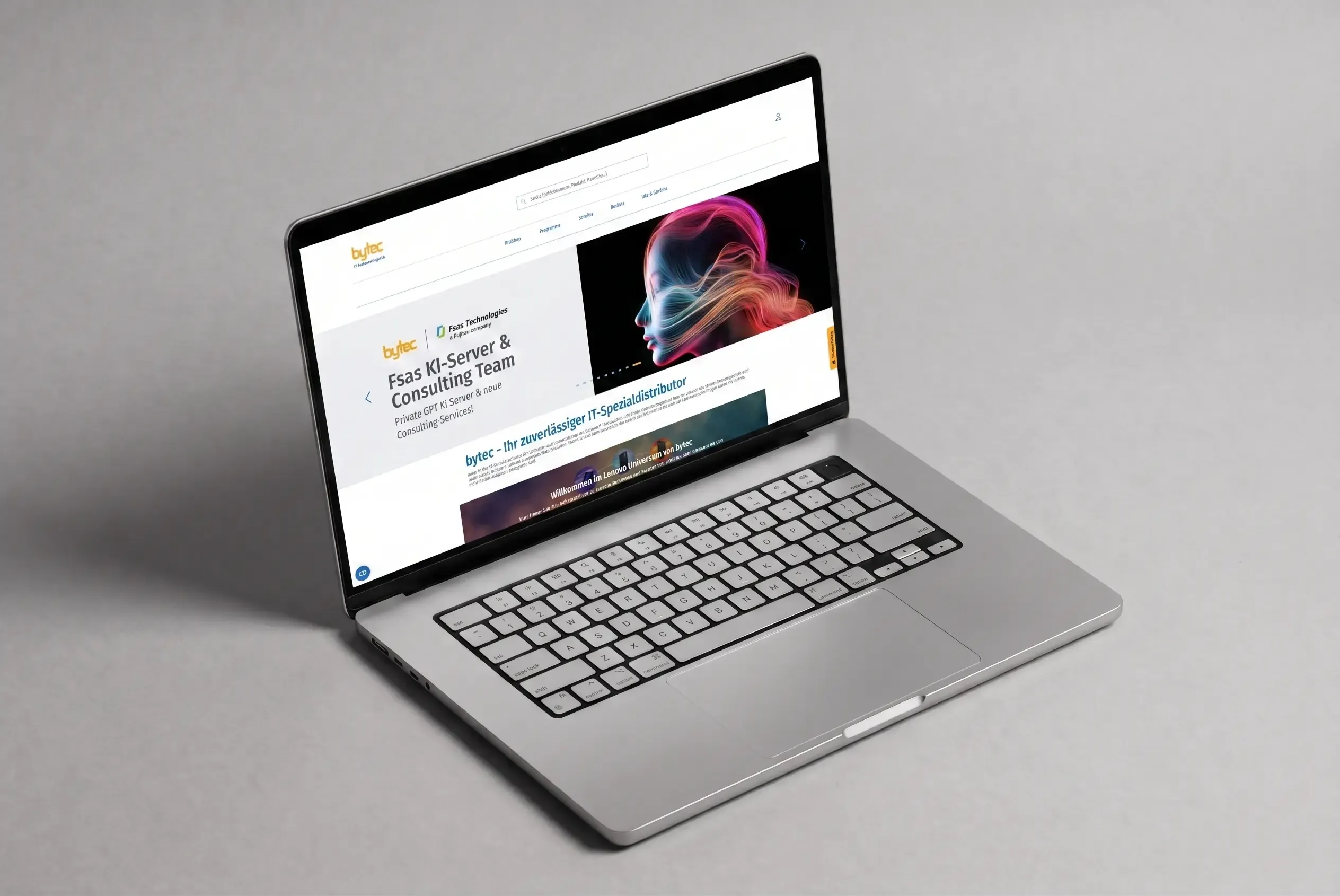 B2B-Content & Commerce Lösung für bytec
