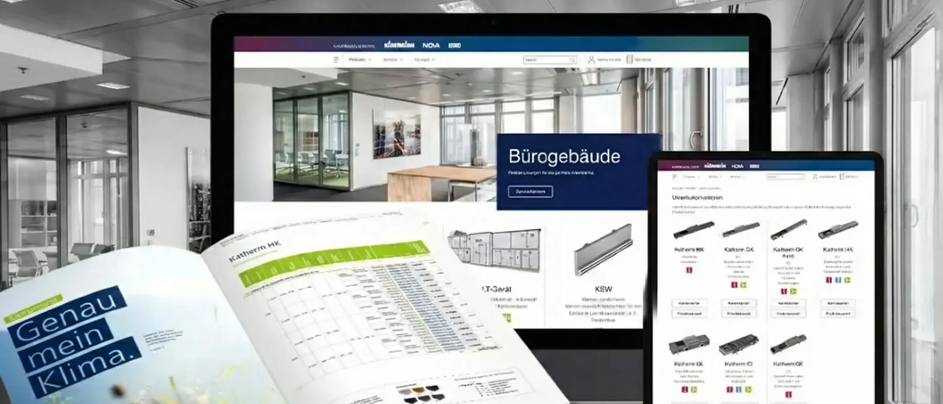 PIM, Online und Print für Kampmann